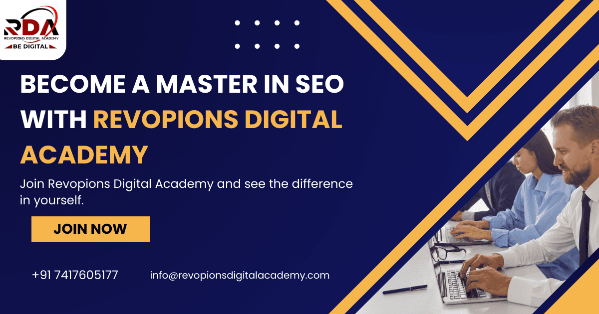 Become a Master in SEO with Revopions Digital Academy